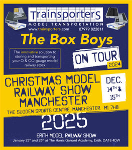 Visit Trainsporters at the Christmas Model Railway Show 2024 in Manchester