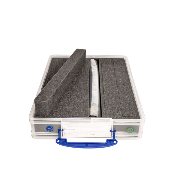 OO Gauge 10 Litre with up to 6 slot Box for Locomotives, Coaches, wagons, full height stock