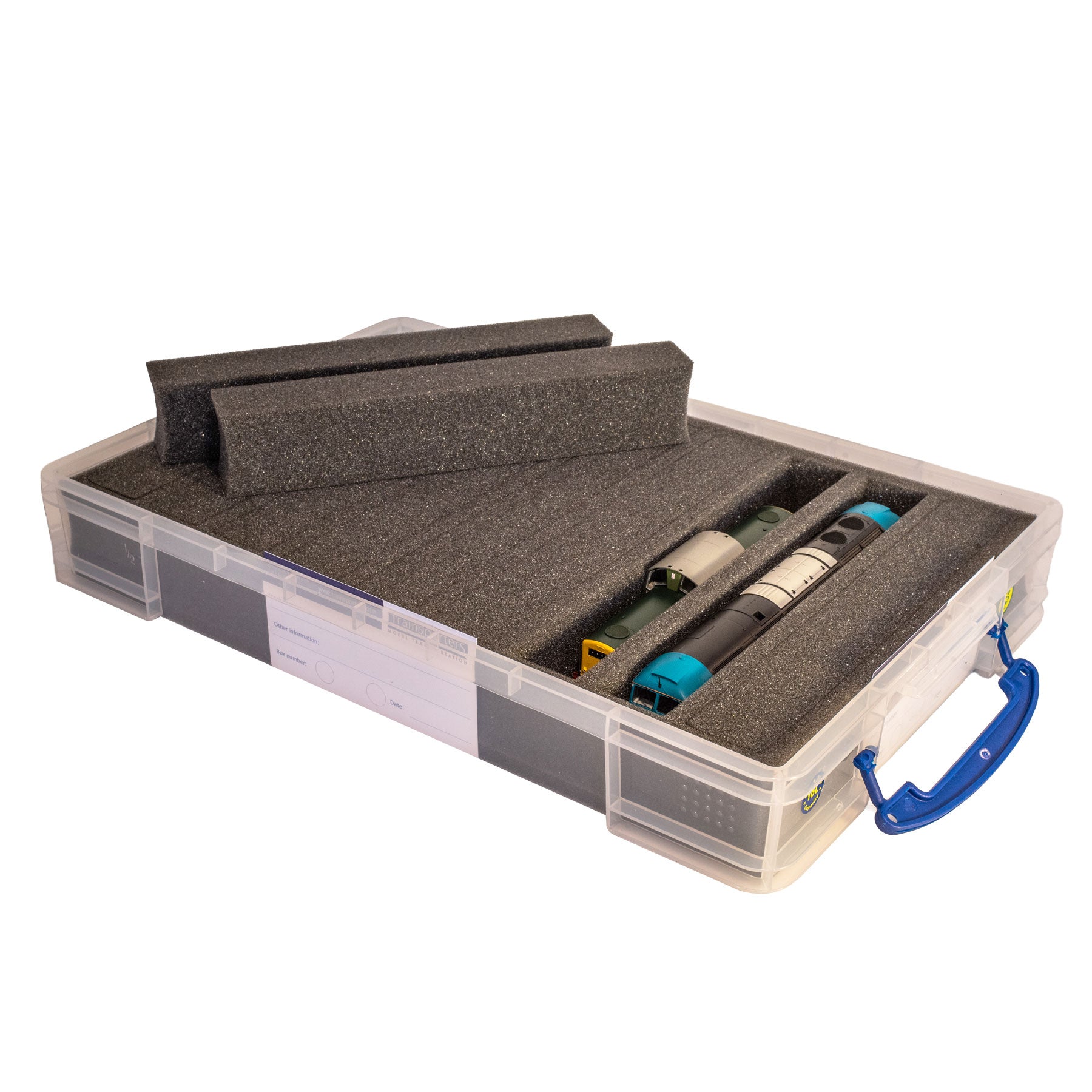 OO Gauge 10 Litre Box up to 9 slot for Locomotives, Coaches, wagons, full height stock