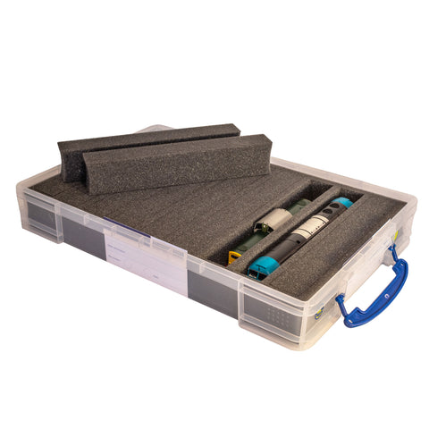 OO Gauge 10 Litre Box up to 9 slot for Locomotives, Coaches, wagons, full height stock