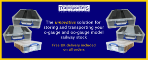 Model Trains Storage Boxes and Packaging for O Gauge and HO Gauge –